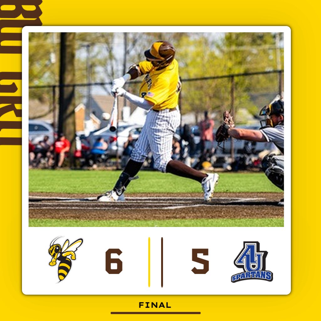 GAME ONE SECURED 🔒

<a href="/BWUBaseball/">BW Baseball</a> erases a late deficit to take game one of the Aurora Super Regional!