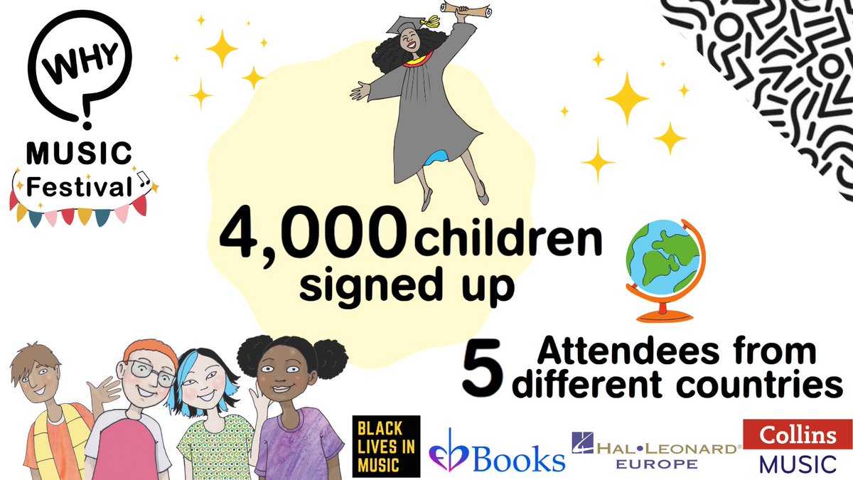 TheWhyBooks's tweet image. Over 4000 kids have signed up to The Why Music Festival! If you're in  Primary education, make sure your students don't miss out! Click the link below for more details ✨️ eventbrite.co.uk/e/the-why-musi… #musiced #edchat #festival