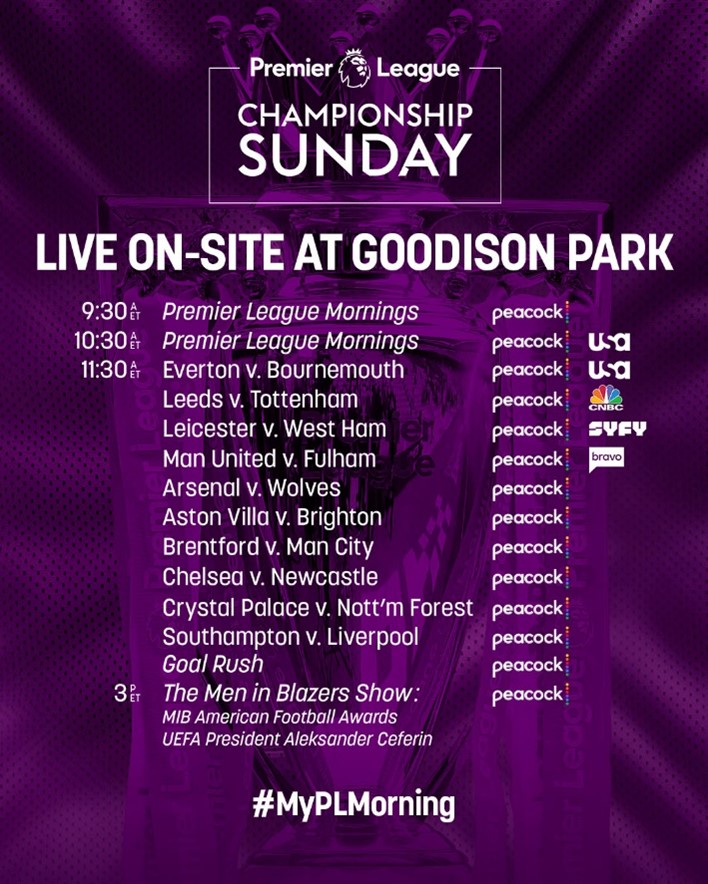 NBC Sports PR on Twitter named for premierleague