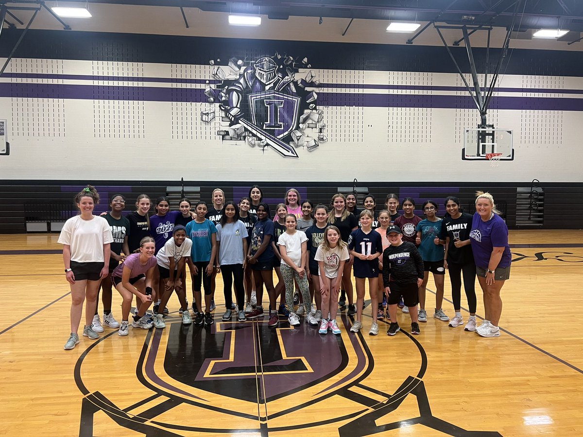 We had a great time hooping it up at camp! #futureknights @Knights_WBBall @IHSFrisco @coachbrownlee22 @CoachBrizendine