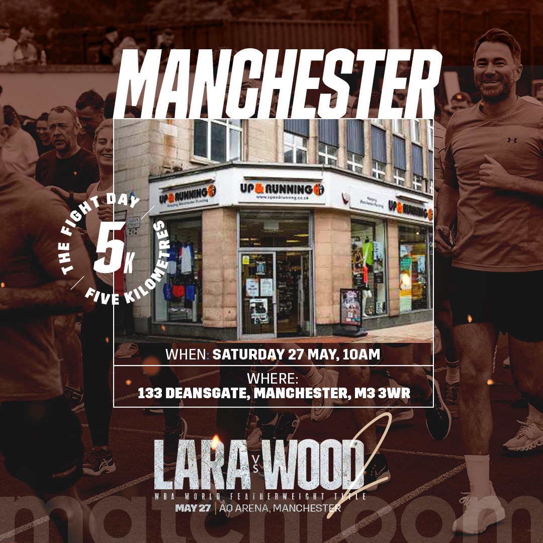 Join us tomorrow morning in Manchester for the #FightDay5k 🏃

Meeting info 👇