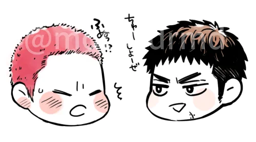 デフォルメ三花を落書き🖋 ちびキャラで描くとミッツィのほうが描きやすく感じる