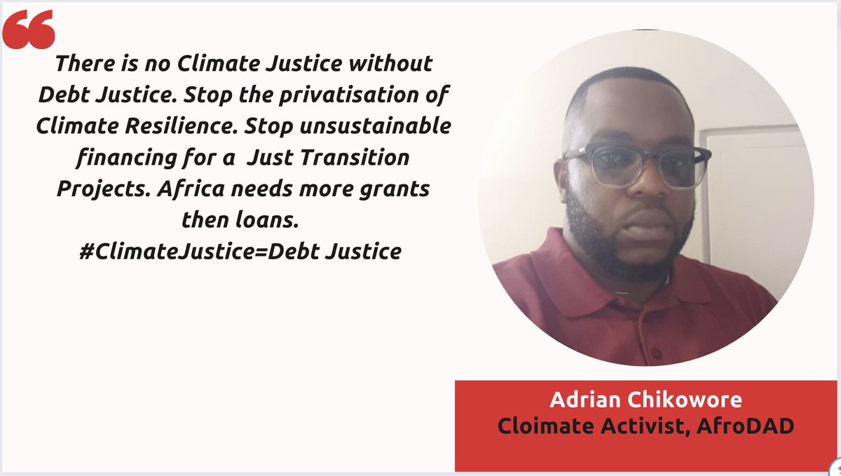 bigshiftglobal's tweet photo. Big Shift Global members demand financial system change that protects the lives and livelihoods of indigenous communities in Africa
#AFDBAM2023
#StopFundingFossilGas
#GasIsNotClean https://t.co/0qOeMd1FIX