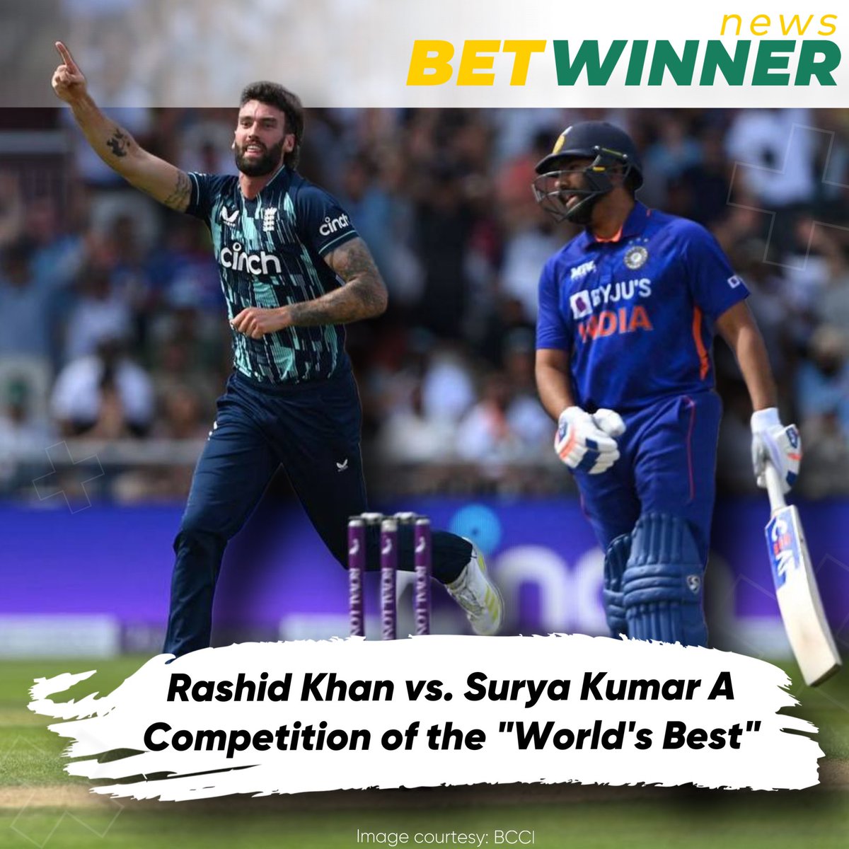 BetwinnerNews's tweet photo. Rashid Khan vs. Suryakumar Yadav is unquestionably the match that most spectators are most eager to witness, despite the fact that there are still a number other high-profile player fights to look forwards to in the event https://t.co/r2PoIBPV8E
