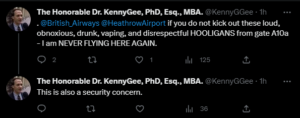 Apocalypticaly's tweet photo. If you are a football fan at #Heathrow and you were going to Nashville today on British Airways Flight Number #BA223 and you were forced to find an alternative flight, you can thank Kenny G Gee.
@KennyGGee https://t.co/kZlE8pMdrs