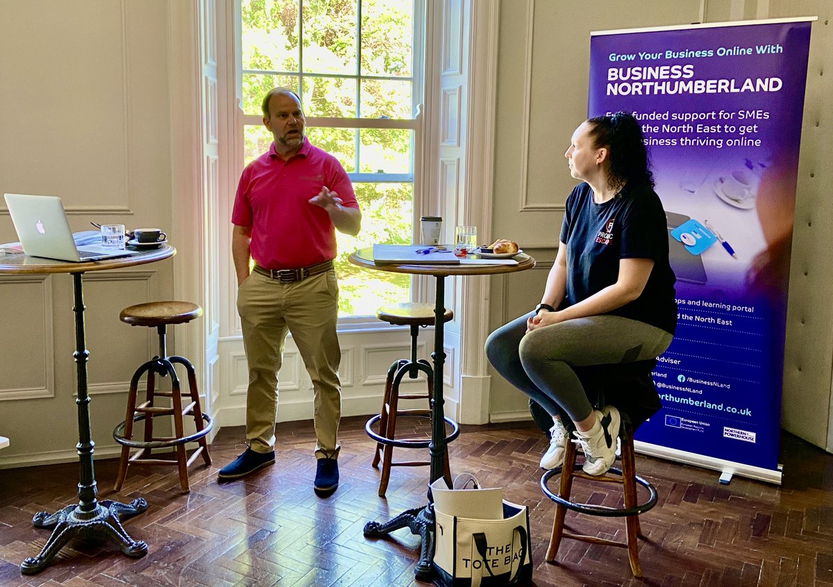 SwayedGreyhound's tweet photo. What a nice end to the week/start of the weekend to deliver a #presentation and lead a #discussion on #customerservice as a guest of @BusinessNland #lovehexham #customerexperience https://t.co/KsrtJKKFpj