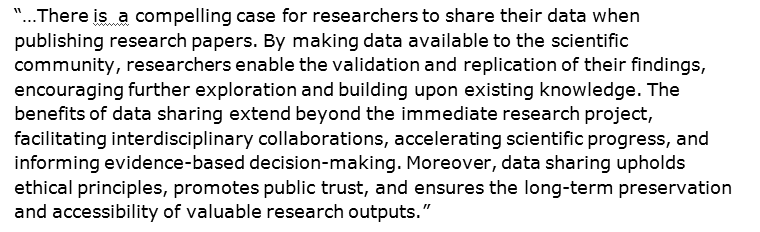 soccerlogic's tweet photo. @soccerlogic, @SRMcIntosh , @Robertson_SJ Science journals should not publish papers by researchers who refuse to share data. Data sharing plays a pivotal role in scientific research by fostering transparency, reproducibility, collaboration, and knowledge advancement https://t.co/pb1IdppiiJ