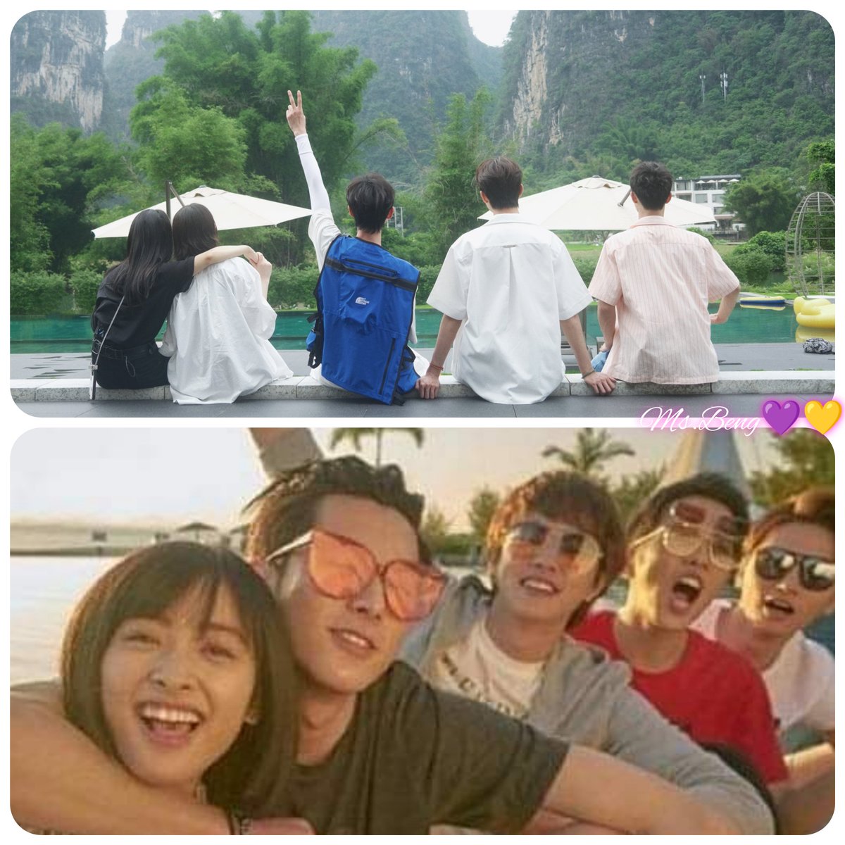 #MG2018 vibe 1️⃣ 😁😊🤭
#MeteorGarden
#YueDi #DiYue 💜💛
#ShenYue #WangHedi 
#王鹤棣_Dylan #沈月
#DylanWang #CaiSi
#MyDiYueFunCorner 😁✌️
#DiYueForever 🌹