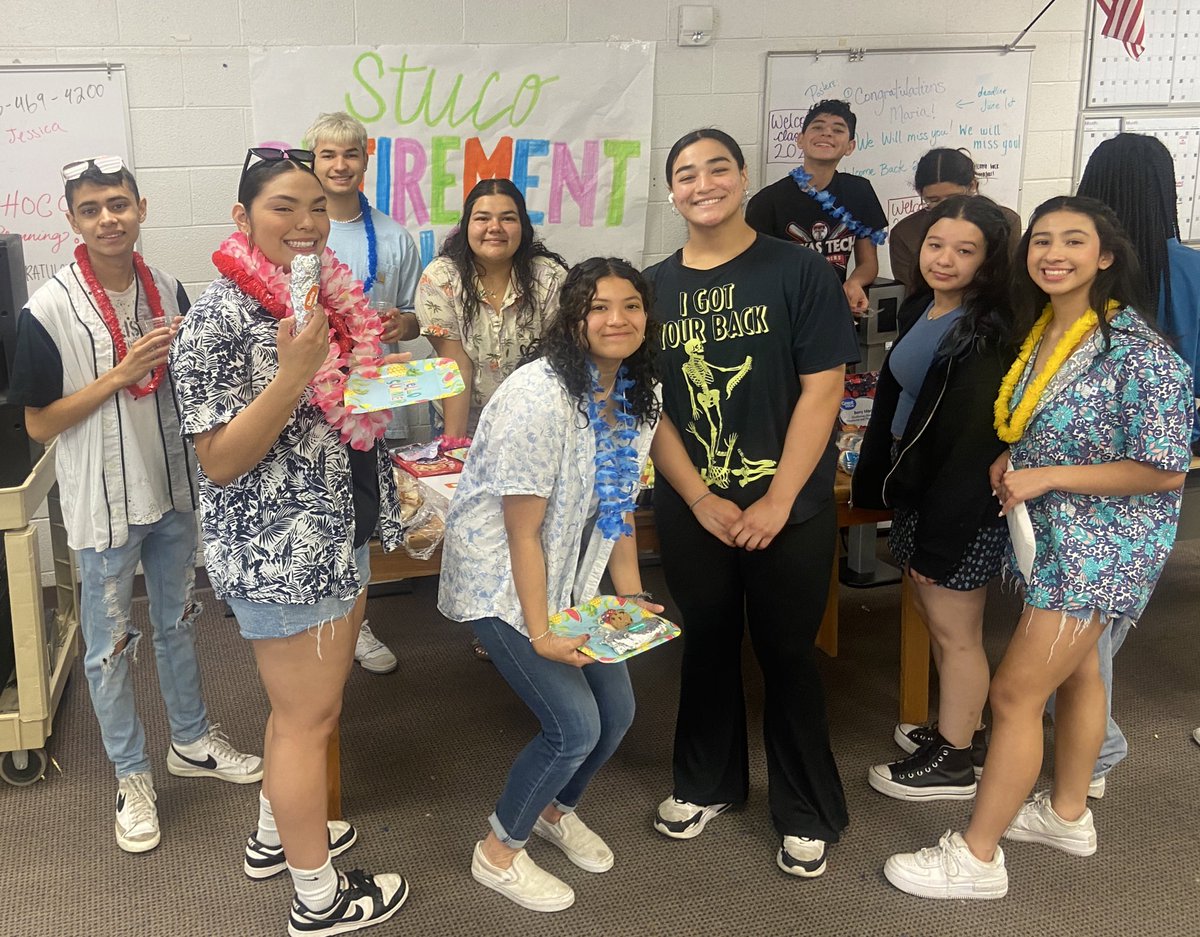 Lorraine Varela (@lvarela_ahs) on Twitter photo Celebrating our senior officers as they officially “retire” from Student Council at our annual senior retirement breakfast
🥞🍳 🍍 🏝️
Thank you seniors!! You will be missed!! 🥲💕 #classof2023 <a href="/BlazerNationAHS/">Americas High School</a> <a href="/Americas_HS/">Nancy Torres</a> Celebrating our senior officers as they officially “retire” from Student Council at our annual senior retirement breakfast
🥞🍳 🍍 🏝️
Thank you seniors!! You will be missed!! 🥲💕 #classof2023 <a href="/BlazerNationAHS/">Americas High School</a> <a href="/Americas_HS/">Nancy Torres</a>