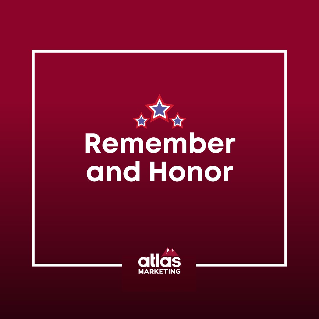 From the Atlas team to you and your loved ones, we hope you have a safe and celebratory Memorial Day Weekend.

#MDW #rememberandhonor