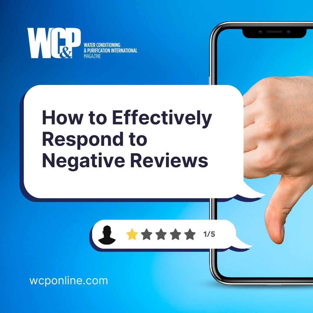 Mistakes are common in business, but responding to negative reviews well can make a big difference. Learn how to handle negative feedback professionally, ethically, and quickly to improve your business's credibility.⭐️

#NegativeReviews #WaterPurification #FeedbackManagement