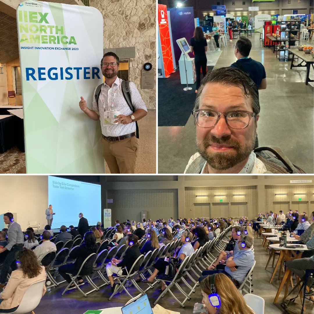 BurkeInc's tweet photo. Jeremy Cochran had a blast at #IIEXNA this week! Engrossed in thought-provoking presentations on #GenerativeAI, #AgileResearch, and #DataQuality, he gained valuable insights to spearhead innovative R&D initiatives. #MRX #Insights https://t.co/Hn2pYb0TN6