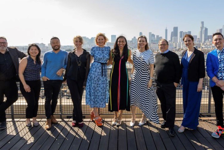 HOKNetwork's tweet photo. Cheers to 40 years in LA, and we're so thrilled to be a part of the downtown LA community! Check out photos from the grand opening event of our new home at #RowDTLA, and learn more about the new studio: https://t.co/Y43LVRqN81 https://t.co/xr5w3zN5s7
