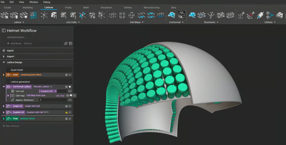3dheals's tweet photo. What is new in Version 4 of #nTop #nTopology #design #software for #additivemanufacturing #3dprinting https://t.co/r8vJORNWa5 #GenerativeDesign #topology #optimization #loop
#medical3dprinting #medtech #M3DP #surgicalguide #anatomicalmodels #implants #3dhealslattice https://t.co/JsimNqUkW2