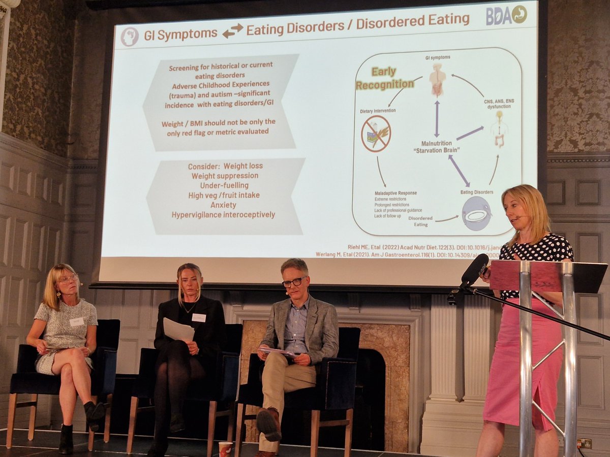 shefgastro's tweet photo. Brilliant talk from @ursulaphilpot on #disordered #eating and the management of disorders of the #gut-#brain axis at #NDGS23
@BDA_Dietitians @bda_gastro https://t.co/qMmtdCRDeL