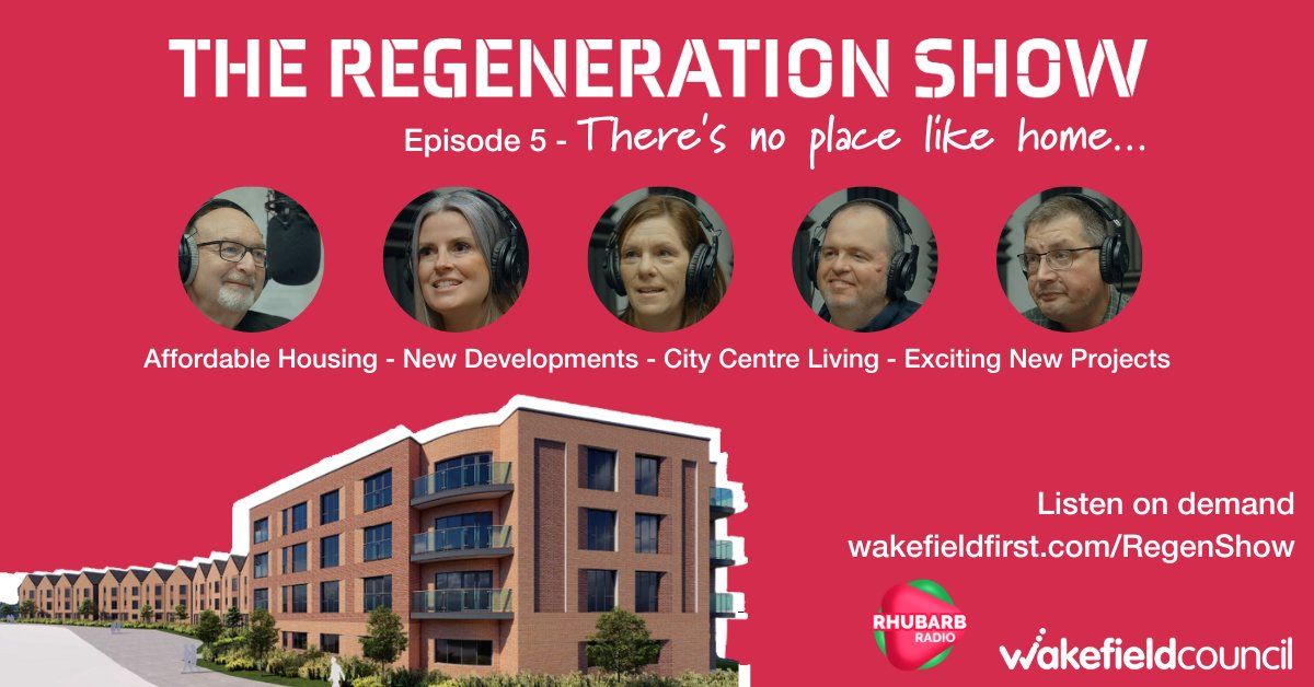 MyWakefield's tweet photo. 🏠 Find out why more people are opting for city centre living

🎧 Discover the benefits on this month’s Regeneration Show

⏯ Listen on demand 👉 https://t.co/PxT9oifkjd

#WFRegenShow @WDHupdate https://t.co/0F4kFWc2Xj
