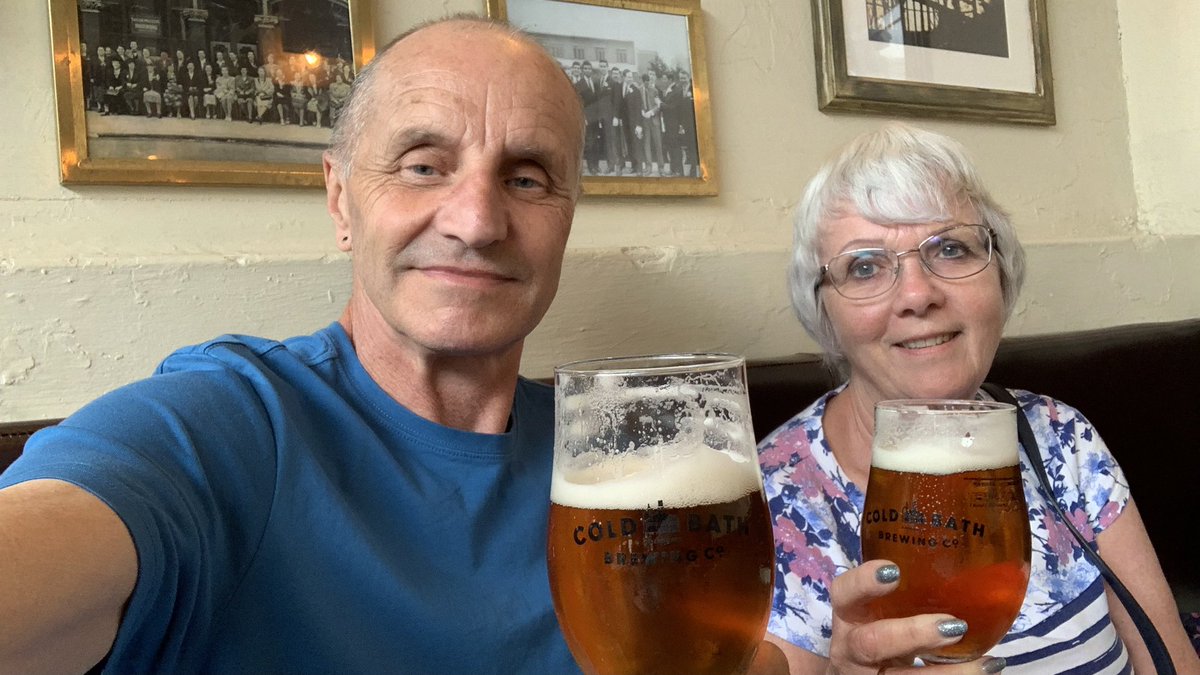 KirkStan's tweet photo. On another #TinTent ๐ Beer tour with @Lynne_Kirk. Today finds us @coldbathbrewco #Harrogate And as always, our @TilleyOfficial hats are (almost) as happy as we are ๐ป๐๐ https://t.co/ZIuZ0ur647