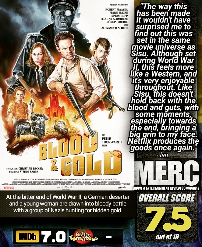 Our verdict on Blood & Gold

#BloodandGold

#movies #movie #FilmTwitter #moviereviews #moviereview #film #films #Netflix