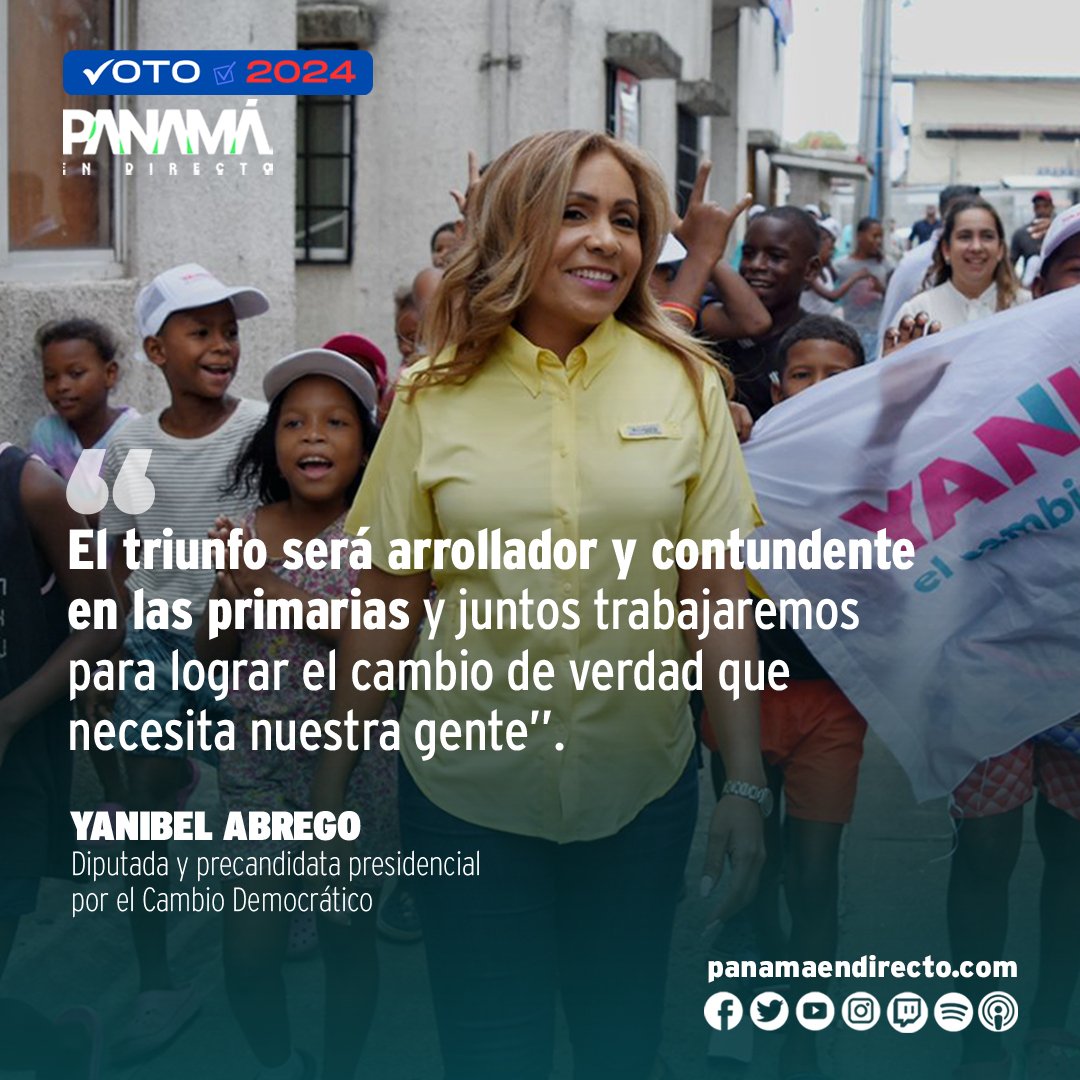 #Voto2024 La candidata a Presidenta Yanibel Abrego continúa sumando el apoyo de la familia de Cambio Democrático a nivel nacional. 
#PanamaEnDirecto 
panamaendirectodotcom.wpcomstaging.com/2023/05/26/yan…