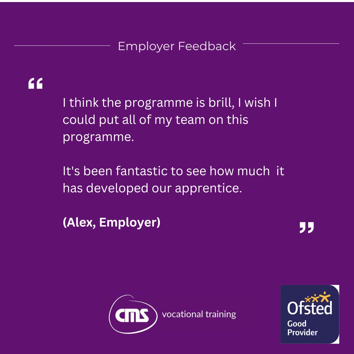 cmsvoc's tweet photo. Investing in our #apprenticeships can lead to higher #employeesatisfaction and retention rates. Develop your employees' #skills and enhance their #careers with #apprenticeships. #leeds #RetentionRates #WorkplaceCulture https://t.co/dThne47mYW