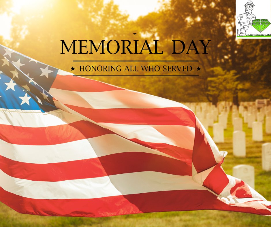 Wishing our clients and their families a safe and happy Memorial Day weekend!

#MemorialDay #LongWeekend #Honor #Serve #America #EmeraldLawnScapes