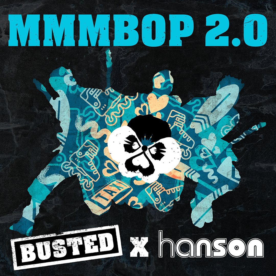 MMMBop 2.0 with @busted is OUT NOW!!! 💥🤘💥 Listen at slinky.to/MMMBop