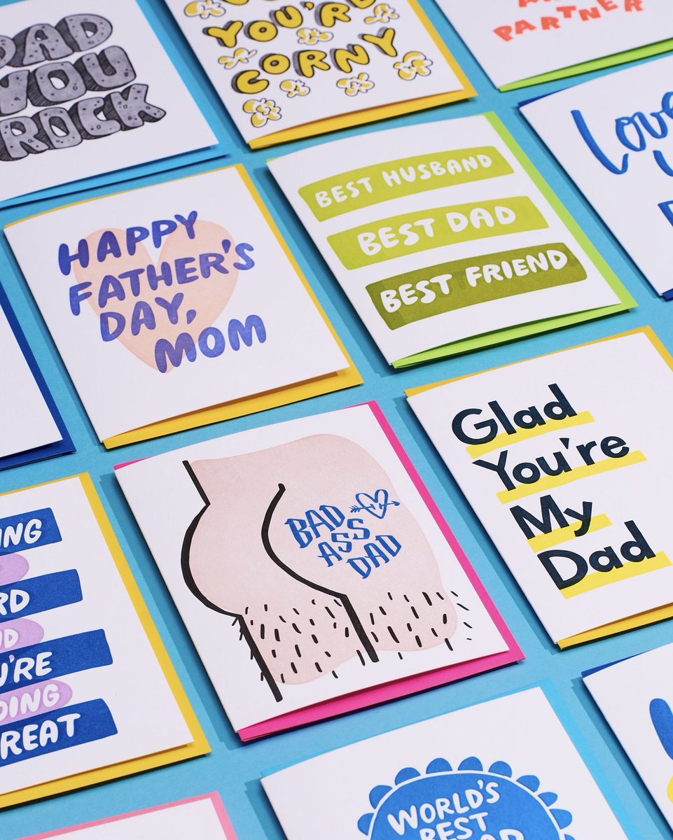 We added some new cards to our Father's Day offerings this year, and might I say there are some *absolute gems* in here