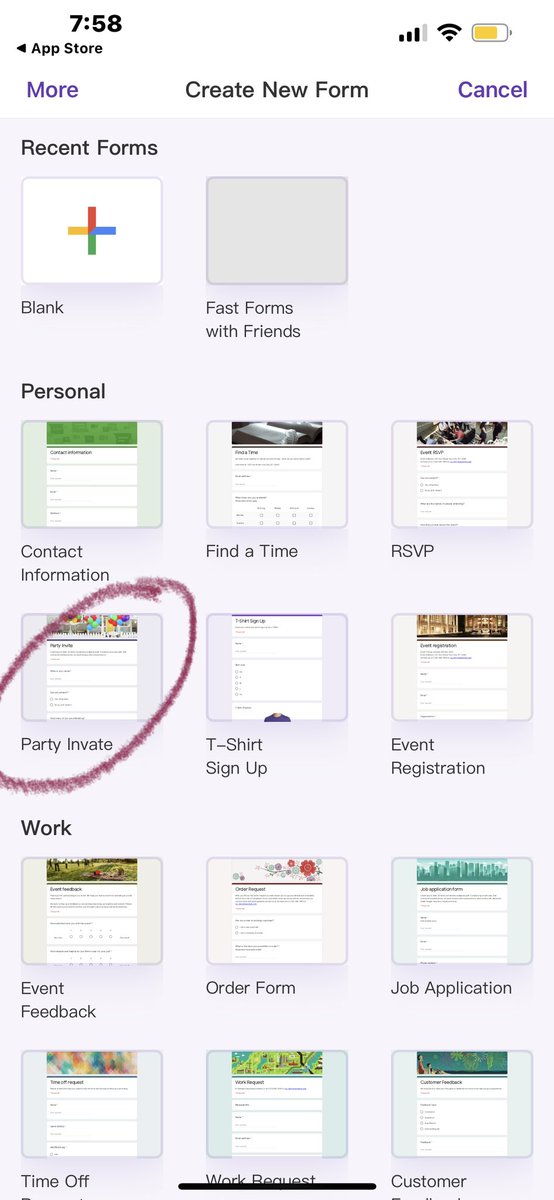 jazmynbreanna's tweet image. Is this a typo I see @Google ? 🤨
“Event Invate” or “Event Invite”
We expect better from a template. 

#GoogleForm
