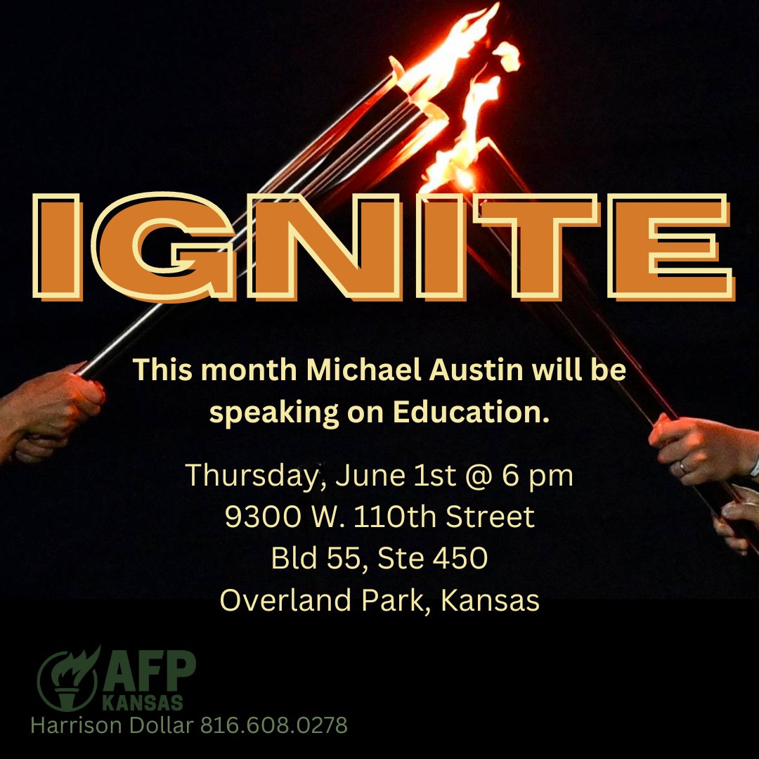 AFPKansas's tweet image. Do you feel as though you, as a parent, are in the driver's seat of your child's education? If you don't, we invite you to join us for our upcoming event to help you learn how to become a more empowered parent.
#AFPKansas #education #parentschoice #yourkidsmatter #empowerparents