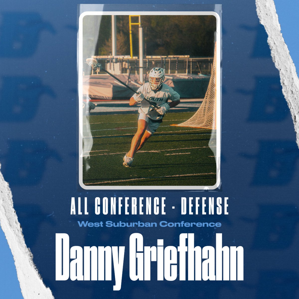 DGBoysLacrosse's tweet photo. Congratulations to Downers Grove’s All Conference Players.

Austin Williams (So, DGS)
Danny Griefhahn (Sr, DGN)
Dylan Spencer (Jr, DGS)
Nathan Peake (So, DGS) https://t.co/8KGkoLBe5k