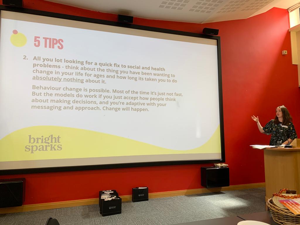 Thank you to <a href="/LeedsTrinity/">Leeds Trinity University</a> for inviting <a href="/BrightsparksAge/">Brightsparks Agency</a> to present our 'Recipe for Behaviour Change: Ingredients to Address Health and Social Inequalities' at the Champions of Childhood conference yesterday. It was a very inspiring day!
