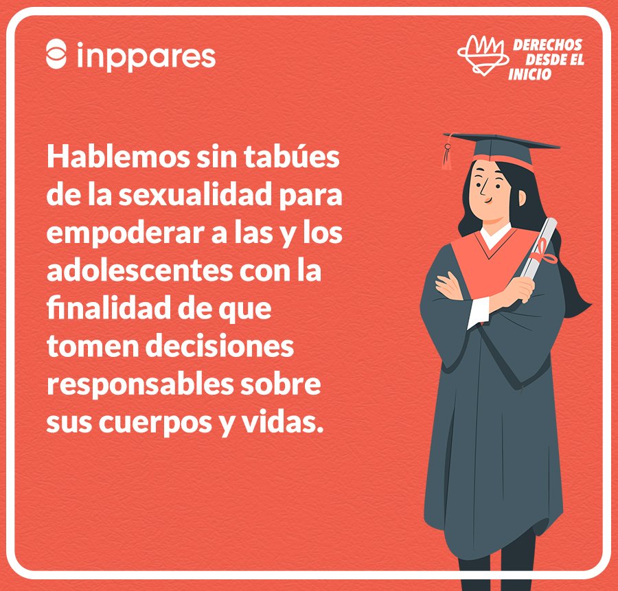 INPPARES's tweet photo. La Educación Sexual Integral ayuda a prevenir embarazos no deseados.
#ESIparaTi https://t.co/6GMqTqV0Dv