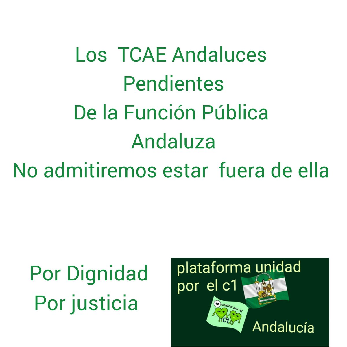 @unidadporc1 @LinaGarcia_AND @saludand La CCAA, tiene que CLASIFICAR A LOS TCAES EN LA CATEGORÍA PROFESIONAL QUÉ LE CORRESPONDE , NIVEL C1 Y LOS SINDICATOS TIENEN QUE OBLIGAR A LA CCAA Y A QUÉ ASÍ SEA
ACTUALIZACIÓN REAL DE NUESTRAS FUNCIONES
NIVEL C1
YO LO HAGO YO LO COBRO
#tcaefuncionesc1ya