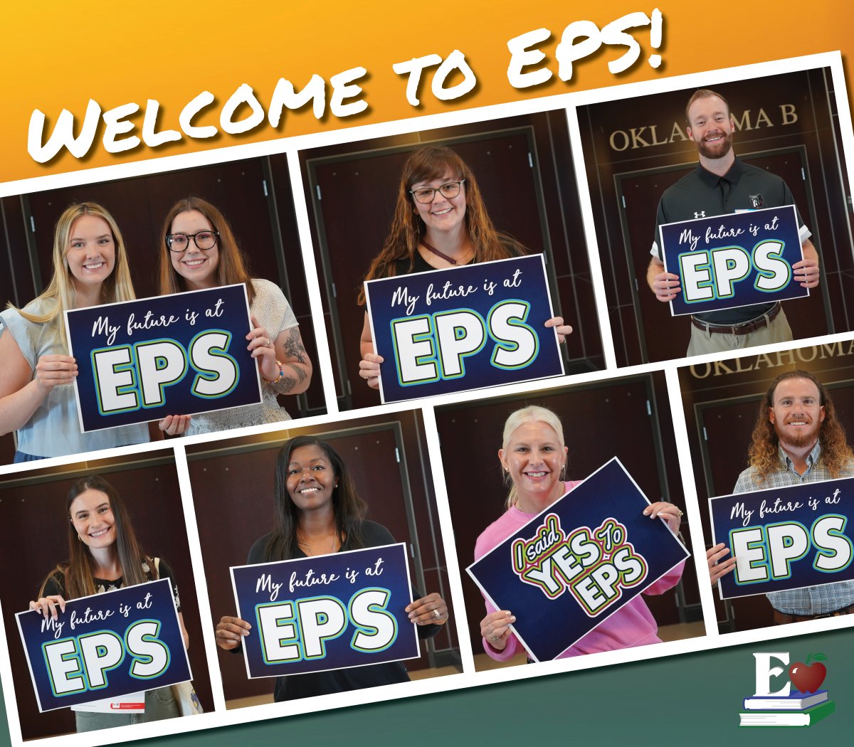 All of these fantastic educators said, 'Yes to EPS!'
🤩Welcome to the team! #epsleads #k12talent #hiring