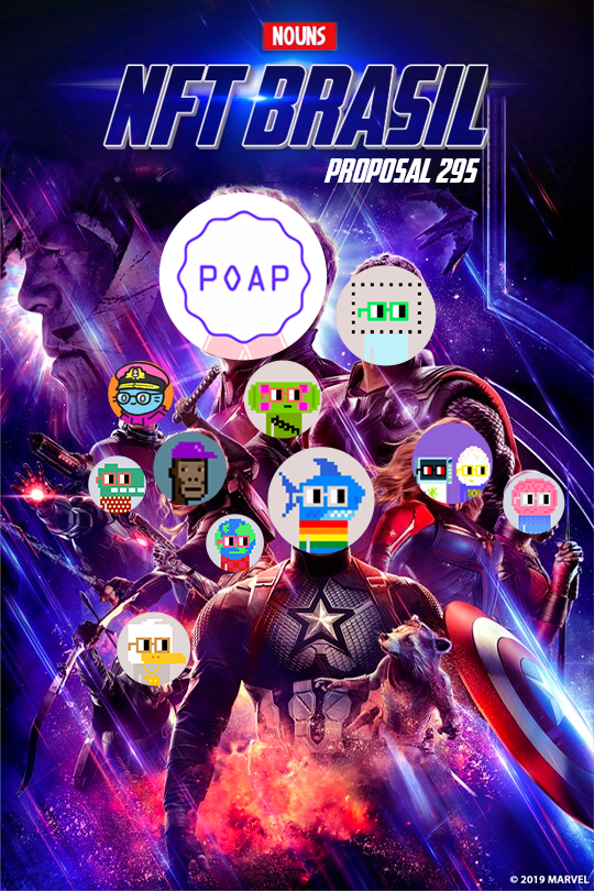 the avengers? nah... the supporters 💪 join the team by voting for nouns.wtf/vote/295