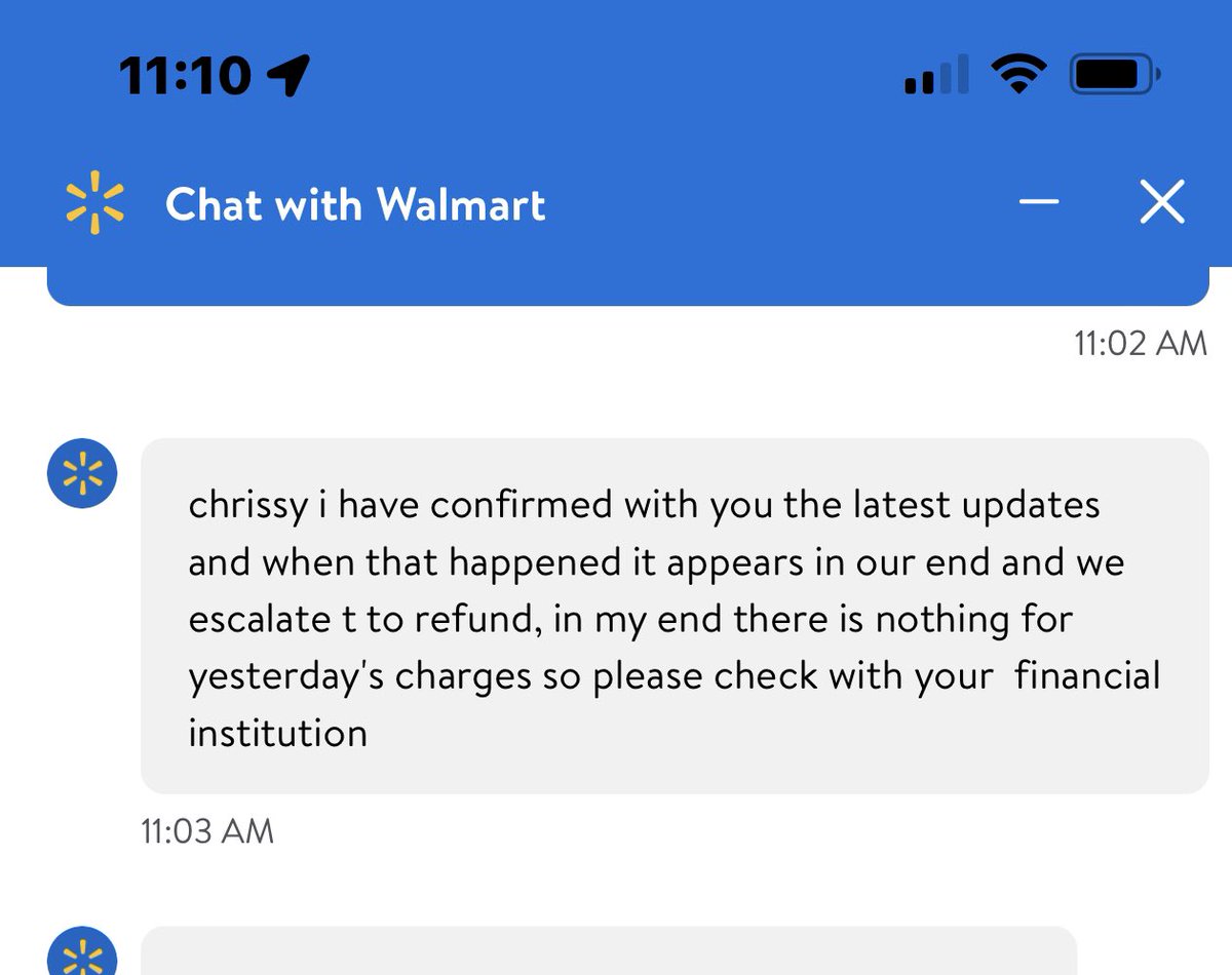 sonicsoll's tweet photo. @Walmart so this transaction is invisible to you? https://t.co/XgEwU6DAl2