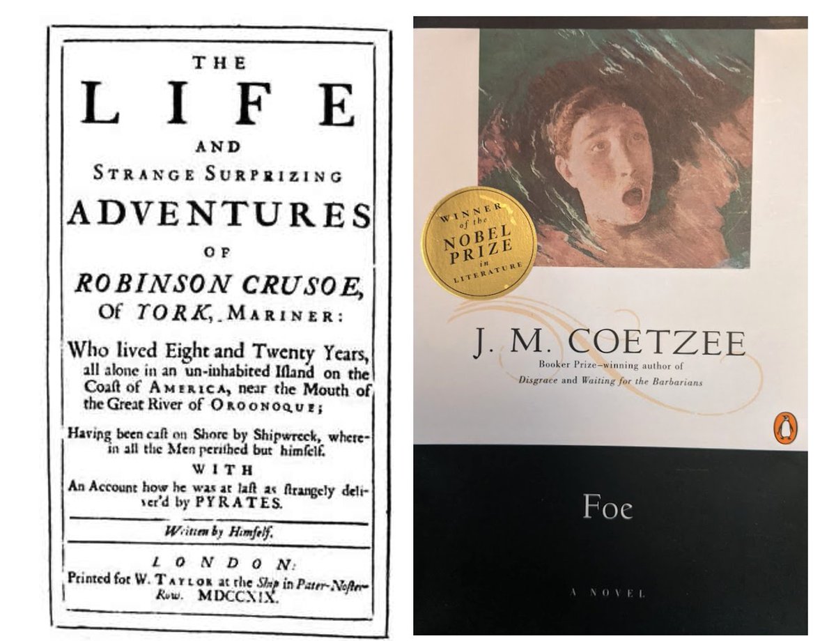 QCEnglishMA's tweet photo. Congratulations to Rajiv Singh, who defended his MA thesis, "Friday: The Complicated Fellow Who Moves the Needle in Daniel Defoe's Robinson Crusoe and J. M. Coetzee's Foe"! https://t.co/LyvMSO7irO