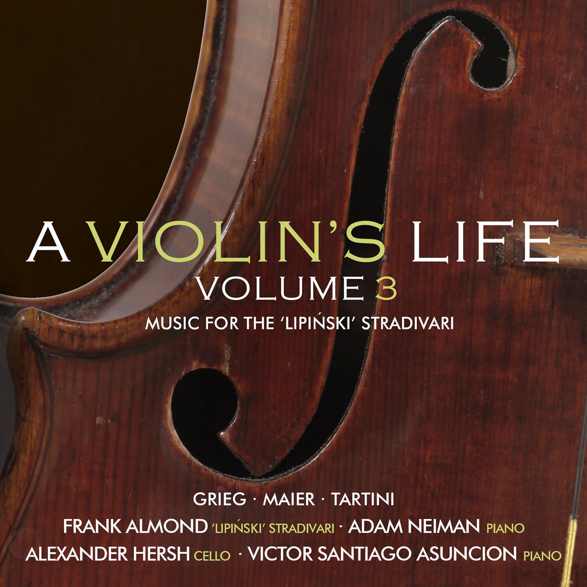 New music out today from <a href="/frankalmond/">Frank Almond</a>: Maier: Piano Trio in E-Flat Major: III. Andante from his upcoming album A Violin’s Life, Volume 3 – Music for the Lipiński Stradivari (out June 2nd). Listen here: rb.gy/utdj0