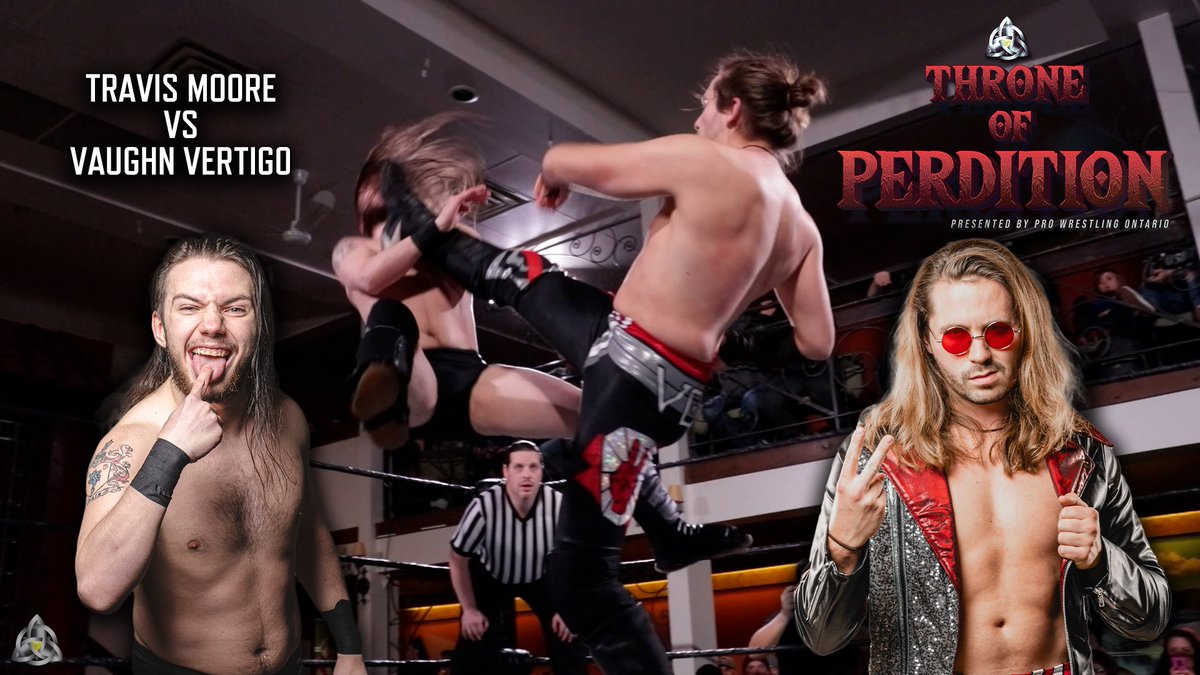 ProWrestlingOnt's tweet photo. Today at 3PM on our YouTube Channel catch a special #YouTubePresentation from #ThroneOfPerdition on March 18th 2023 between @The_TravisMoore & @VaughnVertigo & Catch the full show now streaming on @indiewrestling!
https://t.co/Wjnu2RDXSr
#PWO #PWOisBACK #PWOntario https://t.co/vl2SKEbJDw