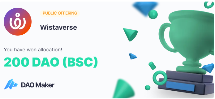 bycoinhunter's tweet photo. $WISTA DAO Maker Public SHO sonuçları açıklandı.

Kazananlara mail de gönderildi.

🎉Tweetimi beğenen 3 takipçime $200 @wistaverse hakkımı ücretsiz devredeceğim! %100 TGE https://t.co/xfVVhMYYAi