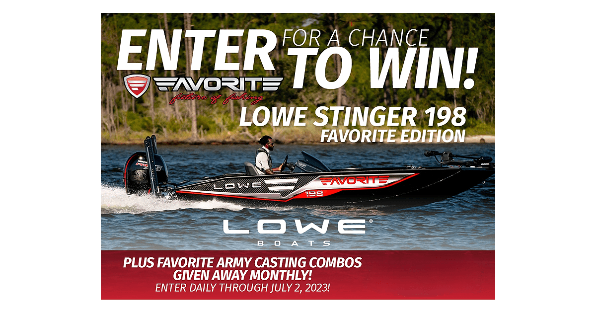 GooseGiveaways's tweet photo. ๐ค Ready to make a splash? ๐ฆ Enter the 2023 MLF Lowe Stinger Bass Boat Giveaway! ๐ฃ Win a bass boat valued at $49K and fishing gear. Daily entries, ends 7/2, US only. ๐ https://t.co/fgoMfuYj8n
#BoatGiveaway #FishingGear #WinBig #Sweepstakes #DailyEntry https://t.co/QOSDy7DVfD