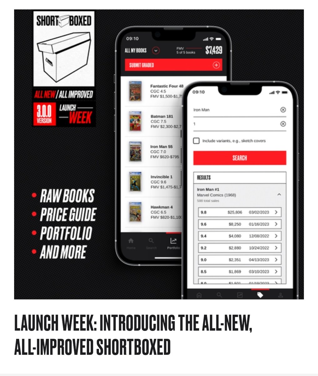 NickGQ™ (@nickgqnyc) on Twitter photo The all new <a href="/shortboxed/">Shortboxed</a> app sets the BAR now for selling apps ! Priceguide ! Sell slabs and now raw ! Log all ur inventory and collection plus fmv value collection. The new app is not only an amazing tool but also amazing selling platform and IM NOT PAID OR SPONSORED TO SAY IT The all new <a href="/shortboxed/">Shortboxed</a> app sets the BAR now for selling apps ! Priceguide ! Sell slabs and now raw ! Log all ur inventory and collection plus fmv value collection. The new app is not only an amazing tool but also amazing selling platform and IM NOT PAID OR SPONSORED TO SAY IT