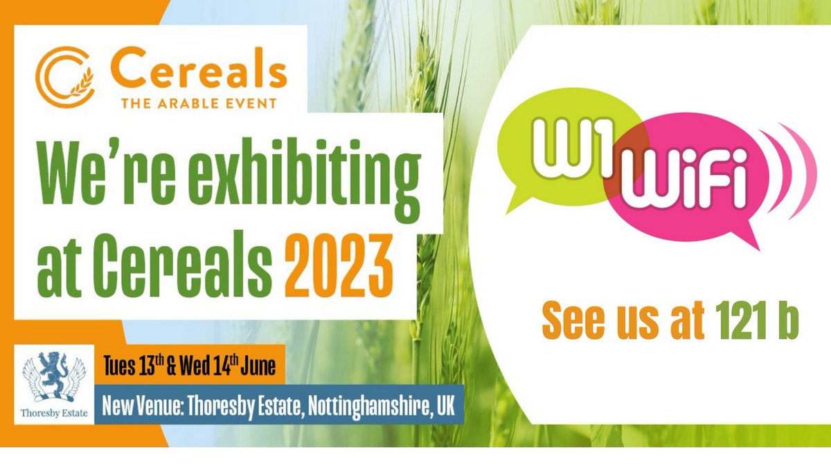 See us at Cereals 23! We'll be showing off #Starlink
#ruralconnectivity #ruralbroadband
#seeitatcereal