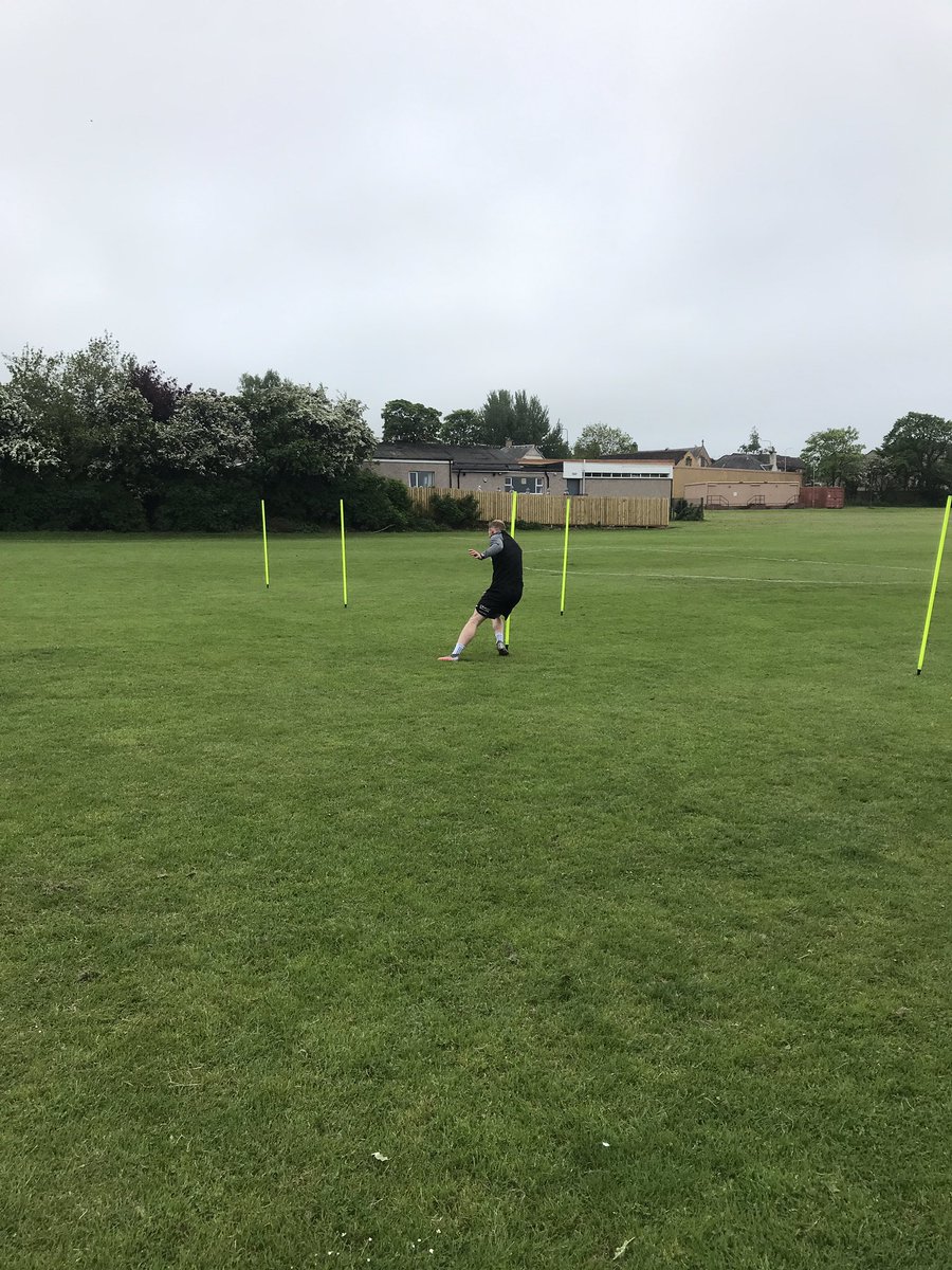 <a href="/kieransomervill/">kieransomerville</a> of @TranentJRs_FC pushing himself for the upcoming pre season ahead.
High intensity changes of direction in this image.
Most Drills focused today where on acceleration and de acceleration a highly forgotten aspect of football performance 🤛⚽️