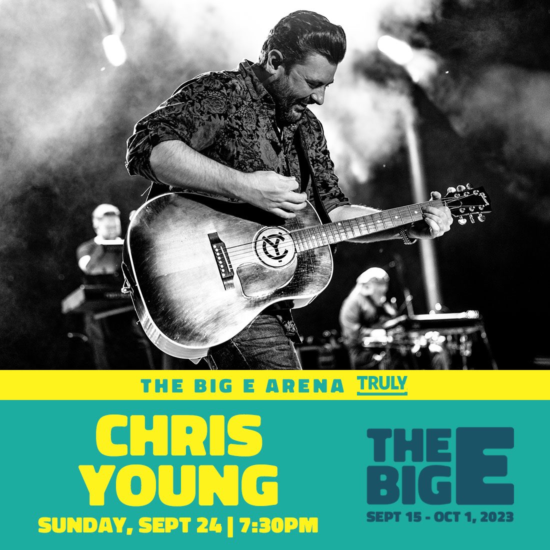 SPRINGFIELD, MA, we're headed your way for <a href="/TheBigEFair/">The Big E</a> this fall! Tickets on sale now 🤘

Tickets: thebige.com/chrisyoung