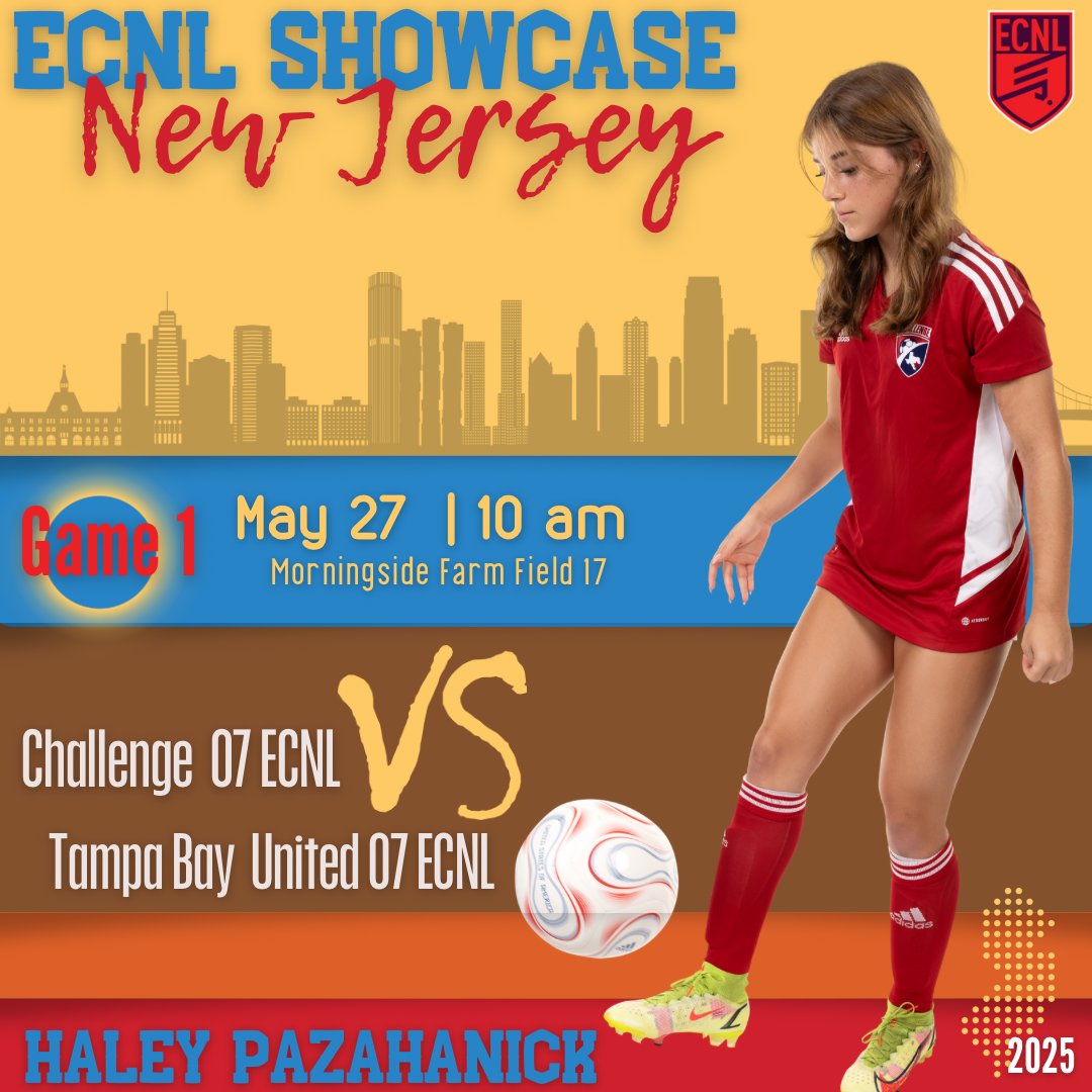 Just about to leave for the airport on my way to #ECNLNJ.  In less than 24hrs will be on the field and hope you can come to watch me and my #ECNL team play!
