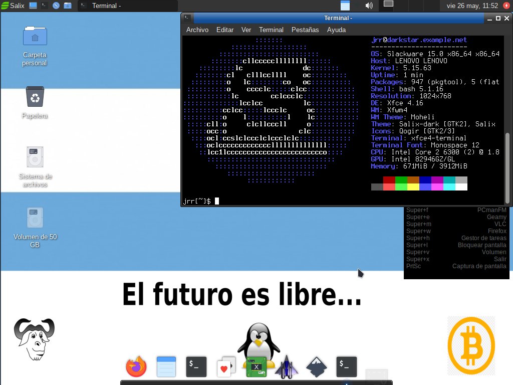 Tan Slackware que sorprende, SalixLinux #ViernesDeEscritorio