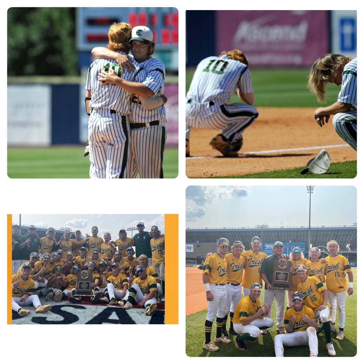 A lot can change in 8 years 😄. Couldn’t be happier that these group of guys will forever be remembered as the first State Champions in school history. Love them all!! <a href="/kchs_baseball/">Catholic Baseball</a>