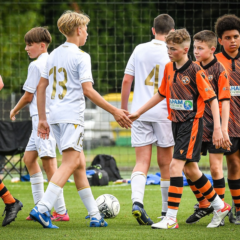 BurnleyOfficial's tweet photo. The Clarets Academy International Cup is this weekend! 🏆 

🎟️ Free entry
🚗 Free parking at Shuttleworth College
🌎 16 of the world's best academy teams 
🍔 Refreshments available
🏃 Trial for Burnley FC with @aiscout_app testing station
