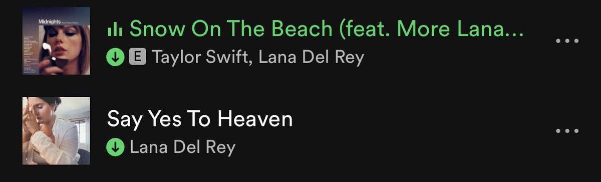 🚨 CALLING ALL LANA STANS 🚨 make a playlist and loop Say Yes to Heaven and Snow on the Beach feat. More Lana Del Rey. We are coming for that Grammy!!! 🏆